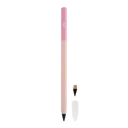 Töltőceruza, HB, hatszögletű, csereheggyel, APLI "Infinite", pink