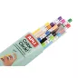   Színes töltőceruza készlet, ceruzatartóban, APLI "Color Click", 12 különböző szín