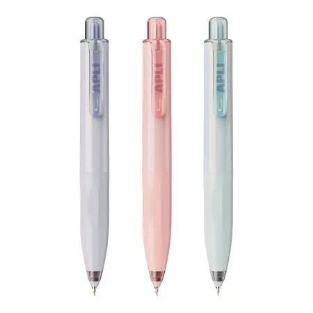 Mini zseléstoll, 0,5 mm, nyomógombos, APLI "Pocket Gel", vegyes pasztell színek