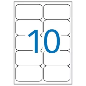   Etikett, univerzális, 99,1x57 mm, kerekített sarkú, APLI, 1000 etikett/csomag