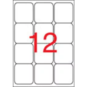   Etikett, univerzális, 63,5x72 mm, kerekített sarkú, APLI, 1200 etikett/csomag