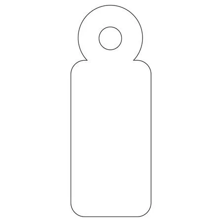 Árazócímke, 11x29 mm, APLI, fehér