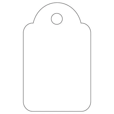 Árazócímke, 18x29 mm, APLI, fehér