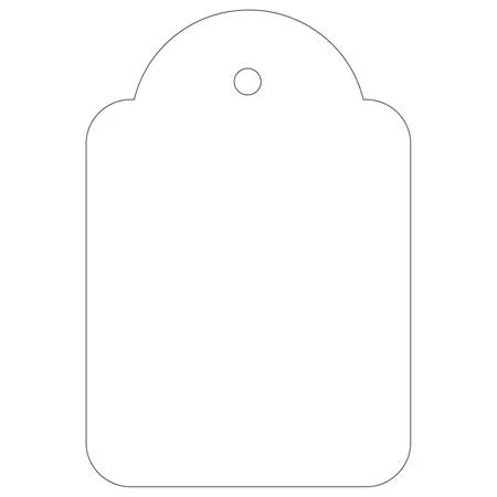 Árazócímke, 36x53 mm, APLI, fehér