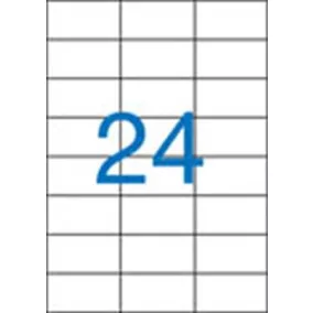   Etikett, univerzális, 70x37 mm, VICTORIA PAPER, 2400 etikett/csomag