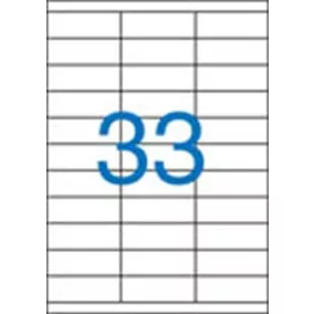   Etikett, univerzális, 70x25,4 mm, VICTORIA PAPER, 3300 etikett/csomag