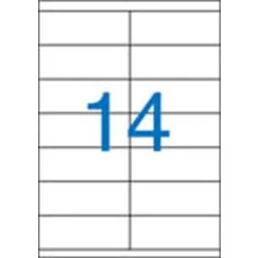   Etikett, univerzális, 105x40 mm, VICTORIA PAPER, 1400 etikett/csomag