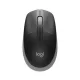Egér, vezeték nélküli, optikai, USB, LOGITECH, "M190", fekete