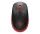 Egér, vezeték nélküli, optikai, USB, LOGITECH, "M190", piros