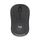 Egér, vezeték nélküli, optikai, csendes, BT, LOGITECH, "M240", grafitszürke
