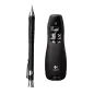   Prezentációs távirányító, lézermutatóval, vezeték nélküli, LOGITECH "R400"