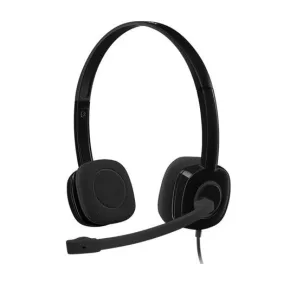   Fejhallgató, mikrofonnal, vezetékes, LOGITECH "H151"