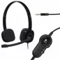   Fejhallgató, mikrofonnal, vezetékes, LOGITECH "H151"