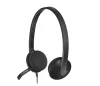 Fejhallgató, mikrofonnal, USB csatlakozás, LOGITECH "H340"