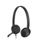   Fejhallgató, mikrofonnal, USB csatlakozás, LOGITECH "H340"