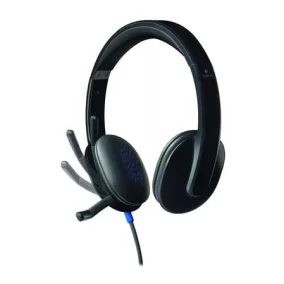   Fejhallgató, mikrofonnal, USB csatlakozás, LOGITECH "H540"