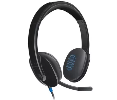 Fejhallgató, mikrofonnal, USB csatlakozás, LOGITECH "H540"