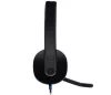 Fejhallgató, mikrofonnal, USB csatlakozás, LOGITECH "H540"