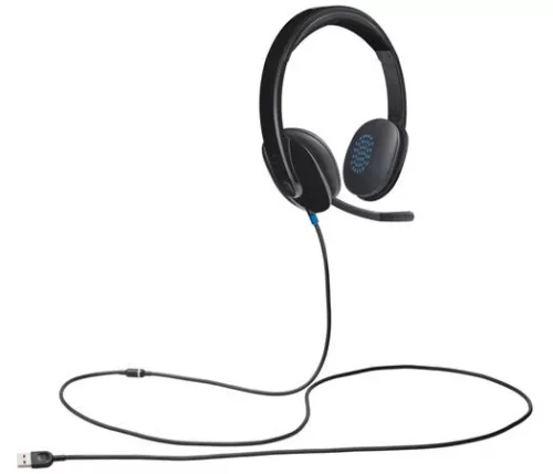Fejhallgató, mikrofonnal, USB csatlakozás, LOGITECH "H540"