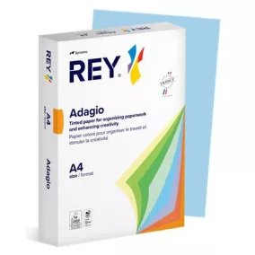   Másolópapír, színes, A4, 80 g, REY "Adagio", pasztell kék