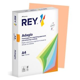   Másolópapír, színes, A4, 80 g, REY "Adagio", pasztell lazac