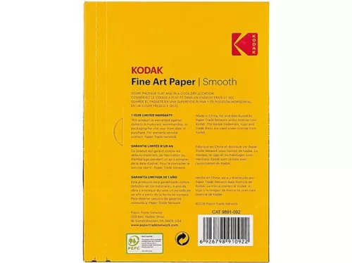 Fotópapír, tintasugaras, A4, 230 g, matt, KODAK "Fine Art"