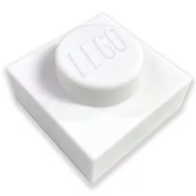 Éjszakai fény, LEGO "Iconic 1x1 plate", fehér