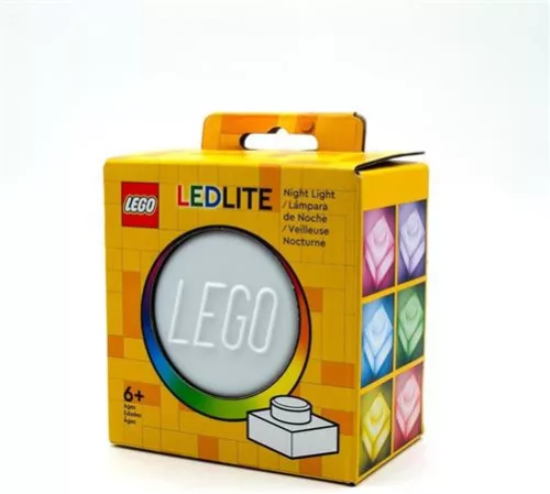 Éjszakai fény, LEGO "Iconic 1x1 plate", fehér