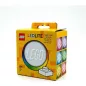 Éjszakai fény, LEGO "Iconic 1x1 plate", fehér