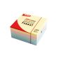   Öntapadó jegyzettömb, 75x75 mm, 400 lap, APLI "Funny", pasztell