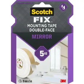   Tükörragasztó szalag, kétoldalas, 19 mm x 5 m, 3M SCOTCH "Mirror"