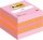 Öntapadó jegyzettömb, 51x51 mm, 400 lap, 3M POSTIT, pink