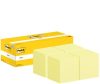 Öntapadó jegyzettömb, 76x76 mm, 18+6x100 lap, 3M POSTIT, kanári sárga