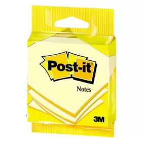   Öntapadó jegyzettömb, 76x76 mm, 100 lap, 3M POSTIT, sárga