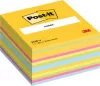 Öntapadó jegyzettömb, 76x76 mm, 450 lap, 3M POSTIT, vegyes színek