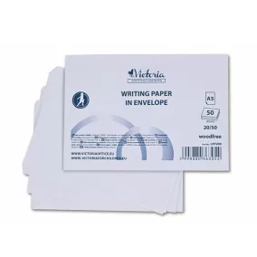   Írólap, famentes, A5, 20/50, COOL BY VICTORIA "Borítékos" 60g