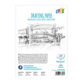 Műszaki rajzlap, A4, 20 ív, COOL BY VICTORIA