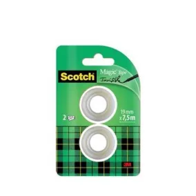   Ragasztószalag, 19 mm x 7,5 m, 3M SCOTCH "Magic tape 810"