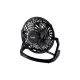 Asztali ventilátor, USB, 10 cm, HOME, fekete