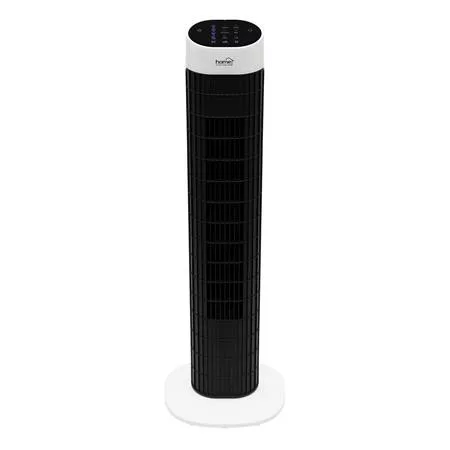Oszlopventilátor, távirányítóval, 79 cm, 45 W, HOME, fekete