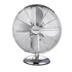 Asztali ventilátor, 30 cm, 45 W, TECHWOOD, króm