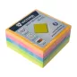   Öntapadó jegyzettömb, 50x50 mm, 250 lap, VICTORIA OFFICE, neon