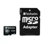   Memóriakártya, microSDHC, 32GB, CL10/U3, 90/45 MB/s, adapter, VERBATIM "PRO"