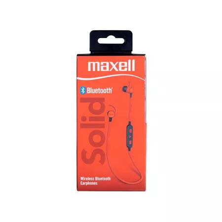 Fülhallgató, vezeték nélküli, Bluetooth 5.1, mikrofonnal, MAXELL "Solid", piros