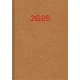 Naptár, tervező, A5, napi, DAYLINER "Animal", Gazelle-okker
