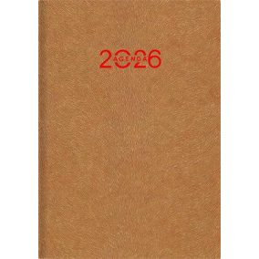   Naptár, tervező, A5, heti, DAYLINER "Animal", Gazelle-okker