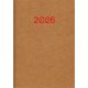 Naptár, tervező, A5, heti, DAYLINER "Animal", Gazelle-okker