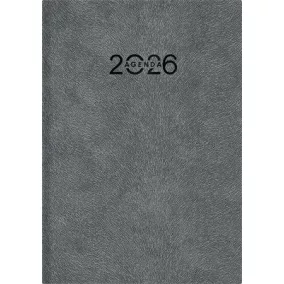   Naptár, tervező, A5, napi, DAYLINER "Animal", Wolf-szürke