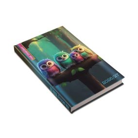 Diák zsebkönyv, heti, 2026/2027 tanév, REALSYSTEM, bagoly