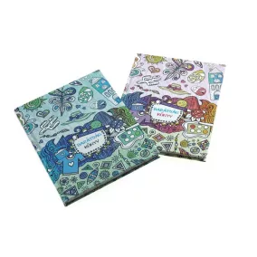   Színezd a napod barátság könyv, heti, 2026/2027 tanév, REALSYSTEM, lila